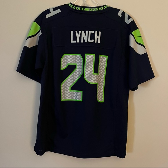 Seattle Seahawks NFL MARSHAWN LYNCH Jersey - Youth Large - Picture 4 of 4